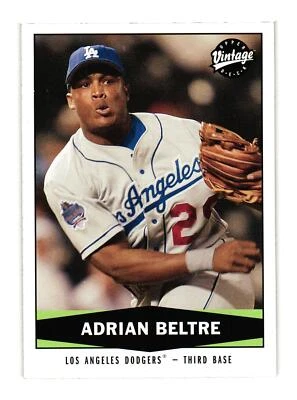 2004 Upper Deck Vintage #161 Adrian Beltre Los Angeles Dodgers - Image 1 of 2
