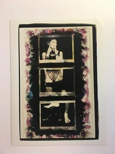 Vintage 1990s 6x8 FEMALE TRIPTYCHON COLLAGE, LGBT interest   - Bild 1 von 1