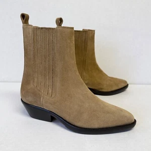 ISABEL MARANT Delena Wildleder Western Chelsea Stiefeletten in taupe Gr. 40 - Bild 1 von 6