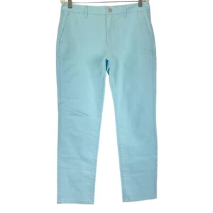 Bonobos Chino Pants Men's Sz 31x28 Sky Blue Skinny Washed Mid Rise Stretch Nwot - Picture 1 of 12
