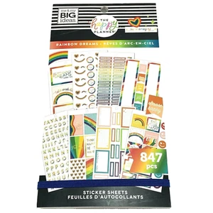 The Happy Planner Stickers Book Rainbow Dreams 847 Pieces You're Amazing - Picture 1 of 6
