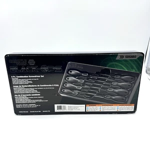Carlyle Tools 8 Pc Combination Screwdriver Set SDS8B0 Black OPS w/ Case NAPA Car - Picture 1 of 17