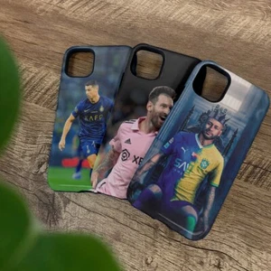 Messi Ronaldo Neymar Handyhülle Cover Teenager Junge Geburtstag Geschenk UV Druck - Bild 1 von 8