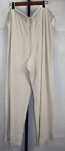 Auden Pull On Elastic Drawstring Waist Cozy Ribbed Wide Leg Lounge Pants NWT - Picture 1 of 5
