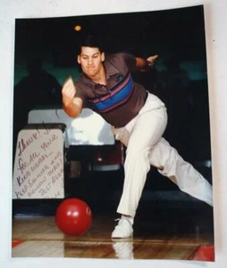Dave Husted Pro Bowler Autographed Hand Signed Inscribed Color Photograph GREAT - Picture 1 of 1