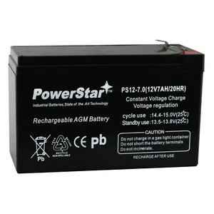 PowerStar Black & Decker CST1000 Type 4 String Trimmer Battery : Replacement 12V - Picture 1 of 8