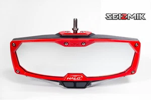 RED Seizmik Halo LED Rear View Mirror - 2016-2023 Polaris General 1000 / 1000 XP - Picture 1 of 12