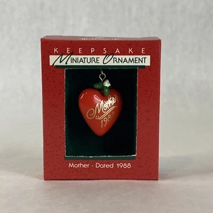 Hallmark Andenken Weihnachtsschmuck - Mutter - datiert 1988 Vintage neu im Karton - Bild 1 von 5