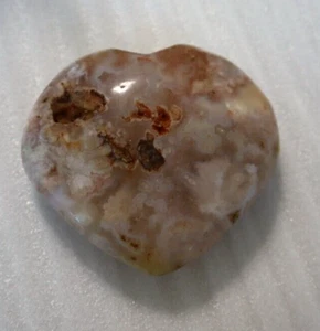 BLUMENACHAT HERZ 2,83 X 2,59 ZOLL / 148,4 GRAMM - Bild 1 von 5