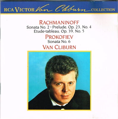 Rachmaninow + Prokofjew Sonaten + Prelude (Audio-CD) mit Van Cliburn am Klavier - Bild 1 von 4