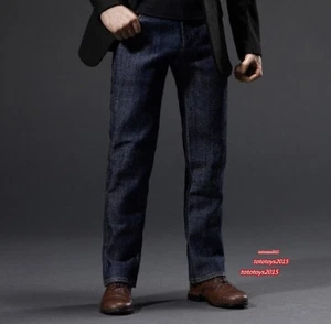 1/6 Men's Jeans Trousers Pants Clothes Fit 12'' Male Action Figure Body Toys - Picture 1 of 7