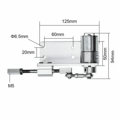 12V Linear Actuator Reciprocating DIY Box Engine 20mm DC Worm Gear Motor DC - Image 1 of 4