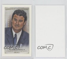 2016 Upper Deck Goodwin Champions Canvas Minis Blank Back Mario Lemieux #55 HOF