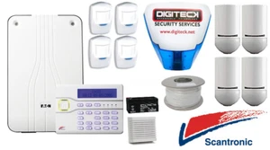 Scantronic I-ON40H Hybrid kabelgebundenes Funkbedienfeld Alarm komplettes Alarm-Kit1 - Bild 1 von 1