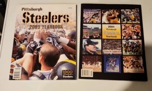 PITTSBURGH STEELERS 2003 & 2004 TEAM YEARBOOK - Picture 1 of 8
