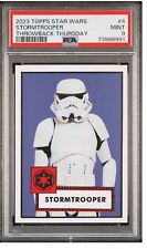 2023 Topps Star Wars Stormtrooper Throwback Thursday Card #4  PSA 9 Mint