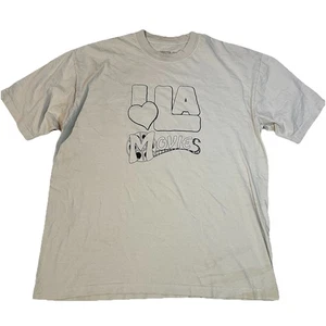 Maglietta Maglietta Director Fits Large I Love ❤️ LA Movies - Film’s Shot In Hollywood - Foto 1 di 7