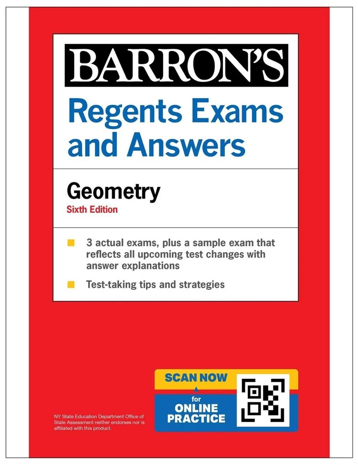 Regents Exams and Answers: Geometry, Sixth Edition by Andre, PH.D. Castagna, PH. - Image 1 of 1