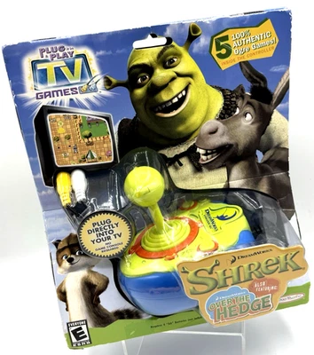 Shrek & Over the Hedge Plug & Play 2006 TV Videojuegos Ogro Nuevo, Sellado de Fábrica_ Foto 1 de 4