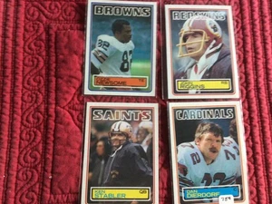 1983 TOPPS FOOTBALL LOT OF 4 STABLER DIERDORF RIGGINS NEWSOME F101929 - Picture 1 of 2