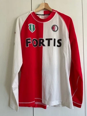 Camiseta de manga larga Kappa Feyenoord 2001-02 XL rojo blanco hecha en Italia - Imagen 1 de 4