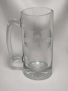 Wu-Tang Clan C.R.E.A.M. Collectible Engraved Glass Beer Mug - Picture 1 of 3