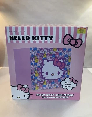 Hello Kitty 9 Can Mini Fridge NEW - Image 1 of 4