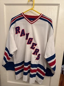 Vintage Starter NHL New York Rangers Wayne Gretzky Hockey Jersey  Size Large - Picture 1 of 11