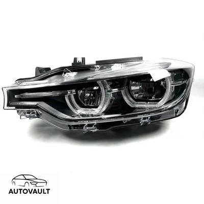 2016 2017 年宝马 3 系列 330I 头灯 LH 左 LED 原始设备制造商带适配器 — 第 1/4 张图片