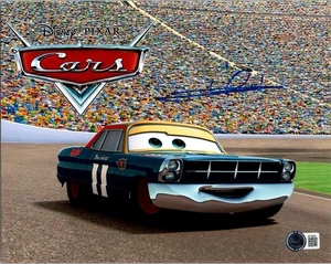 MARIO ANDRETTI SIGNED 8X10 PHOTO BECKETT BAS COA INDY 500 DISNEY PIXAR CARS 8 - Picture 1 of 1