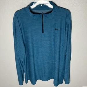 Nike Element Mens Long Sleeve Training Running Shirt Blue AH8973-435 Sz 2XL - Picture 1 of 12