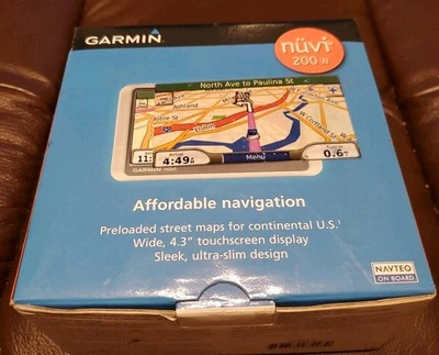 Garmin Nuvi 200W Series GPS Navigation System  Tested Works - Image 1 of 4