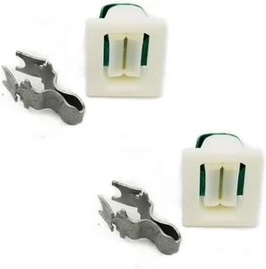 (2 Pack) Dryer Door Catch and Latch Kit for Maytag, Amana, Whirlpool, Black  - Picture 1 of 3