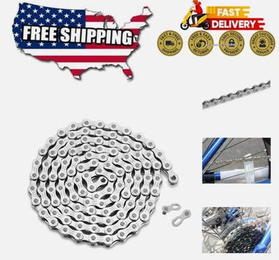 (2 pack) DM=BETTER PRICES 6/7/8 Professional Mountain Bike chain w/116 links. - Image 1 of 4