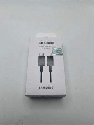 OEM Samsung USB-C to USB-C Fast Charge Cable Charging Cord Type Charger - NEW - Image 1 of 4