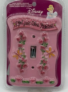 Disney Princess Wandteller Keramik Floral, "I Feel Just Like A Princess", 2009. - Bild 1 von 4