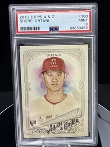 2018 Topps Allen & Ginter #100 Shohei Ohtani PSA 9 - Imagen 1 de 2
