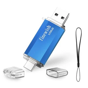 Chiavetta USB Type C 128 GB 2 in 1 OTG Penna 128 giga USB C Pen Drive 128GB per - Foto 1 di 12