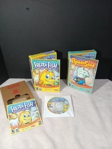 Level 2 Freddi Fish Kelp Seed Mystery und 3 Pyjama Sam Don't Fear The Dark Augus - Bild 1 von 10