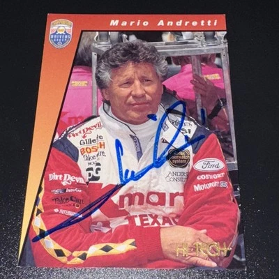 Mario Andretti Autographed Signed 1994 Hi Tech Prototype Card 1 Of 15,000 - Image 1 of 4