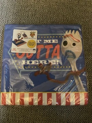 ¡NUEVO EN ENVOLTURA! Servilletas Toy Story 4 Get Me Outta Here SPORKY Fiesta de Cumpleaños 16 Ct Foto 1 de 4
