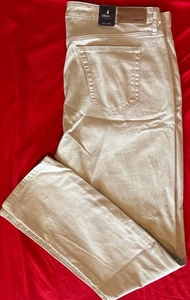 NWT Johnnie O Pants Mens 38x34 Gray Golf Chino 5 Pocket Atlas Stretch Casual - Picture 1 of 10