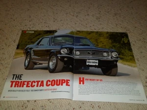 FORD MUSTANG GT 1968 ANZEIGE / ARTIKEL - Bild 1 von 3