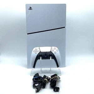 Sony PlayStation 5 Slim Digital Edition 1TB White Console Gaming System CFI-2015 - Picture 1 of 12