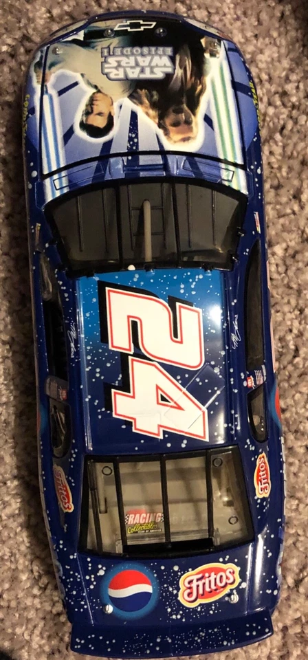 Action Elite Jeff Gordon # 24 Star Wars 1999 Monte Carlo 1/24th Diecast Vintage