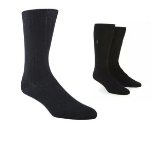 Neu mit Etikett 1 Paar CK Socken und 1 Paar Polo Anzugsocken für Herren schwarz Größe 7-13 $ 24 L010 - Bild 1 von 1