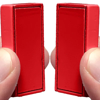 Magnetic Flag Weights, 8 Pack Waterproof Clips for American Flags (Red) - Image 1 of 4