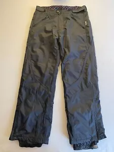 BACKSWING TROUSERS SNOWBOARD WATERPROOF SZ 12 THINSULATE WOMENS BLACK SEE DETAIL - Picture 1 of 16