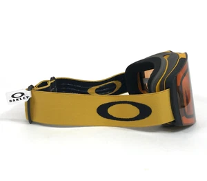 Oakley Snow Goggles Fall Line M OO7103-2300 Mustard Black w Prizm Persimmon GBL - Picture 1 of 7