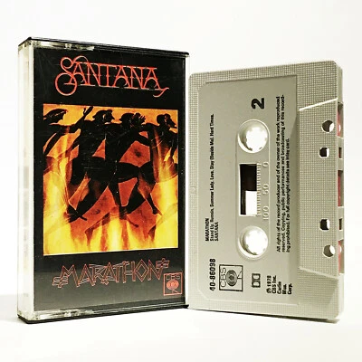 Santana - Marathon - Near Mint (NM,M-) 1979 Cassette - CBS - 40-86098 - Image 1 of 4